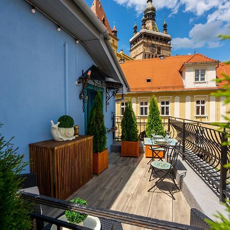 Ferienwohnung Blue House Citadel Sighişoara Exterior foto
