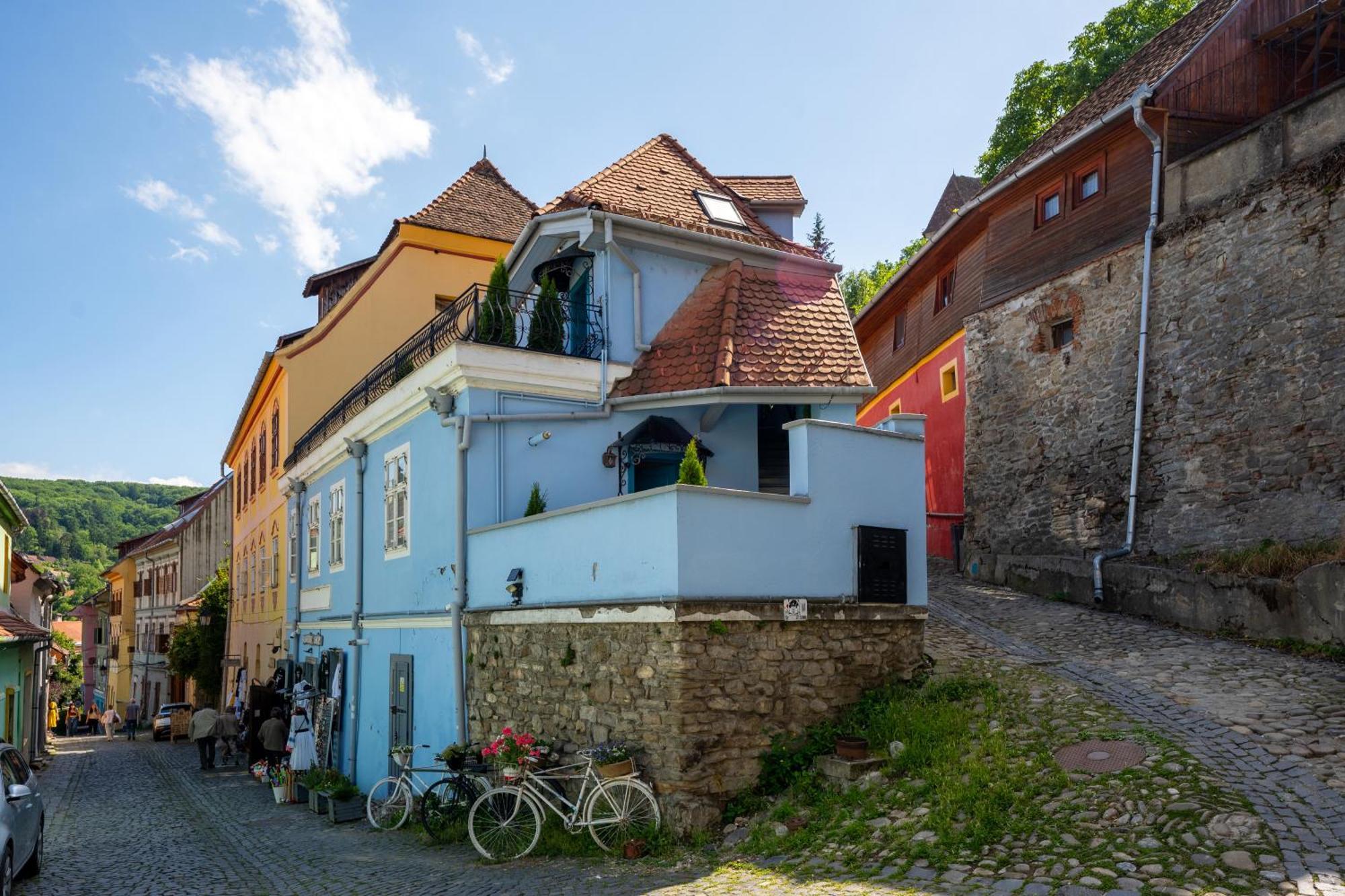 Ferienwohnung Blue House Citadel Sighişoara Exterior foto