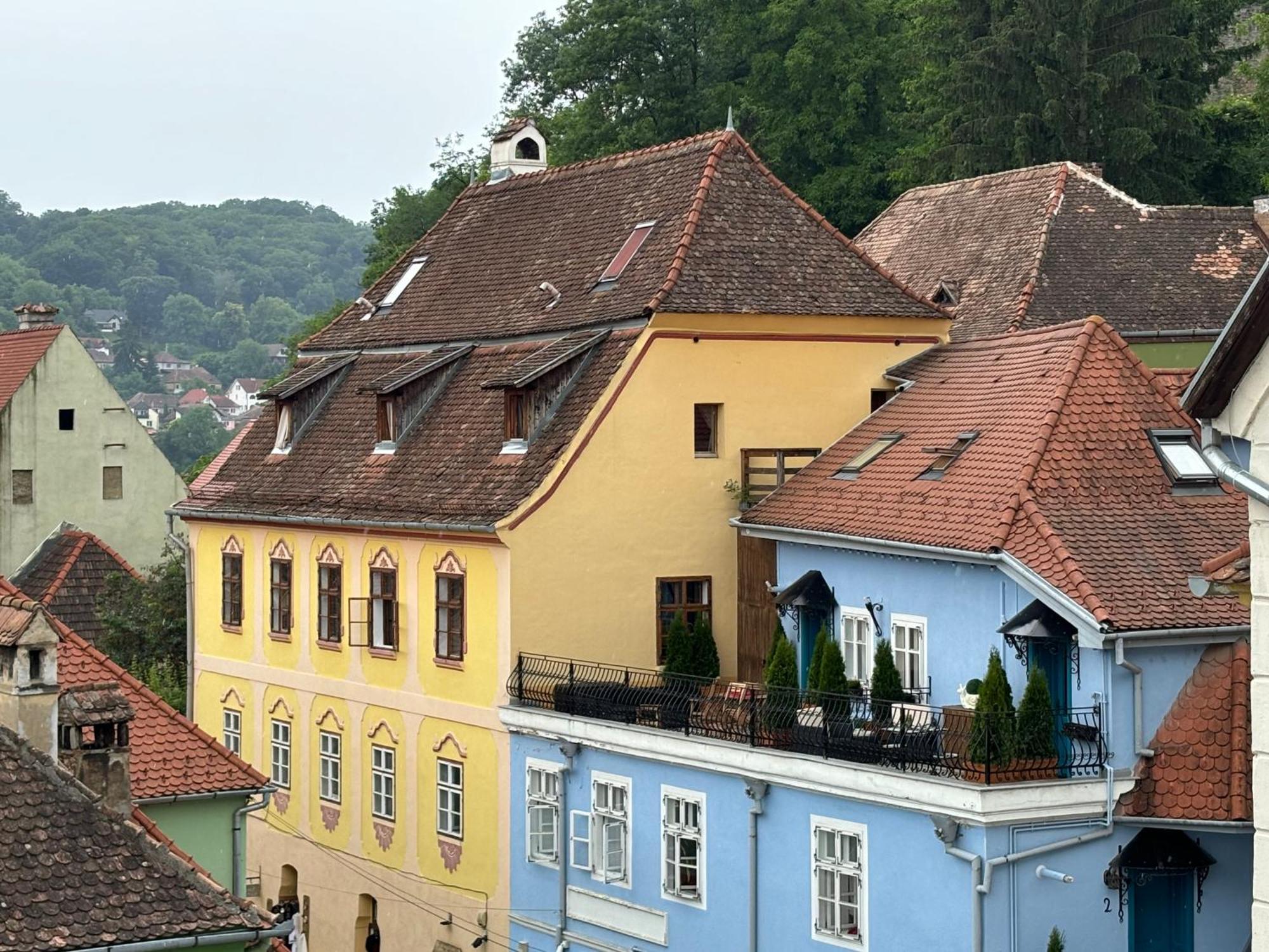 Ferienwohnung Blue House Citadel Sighişoara Exterior foto