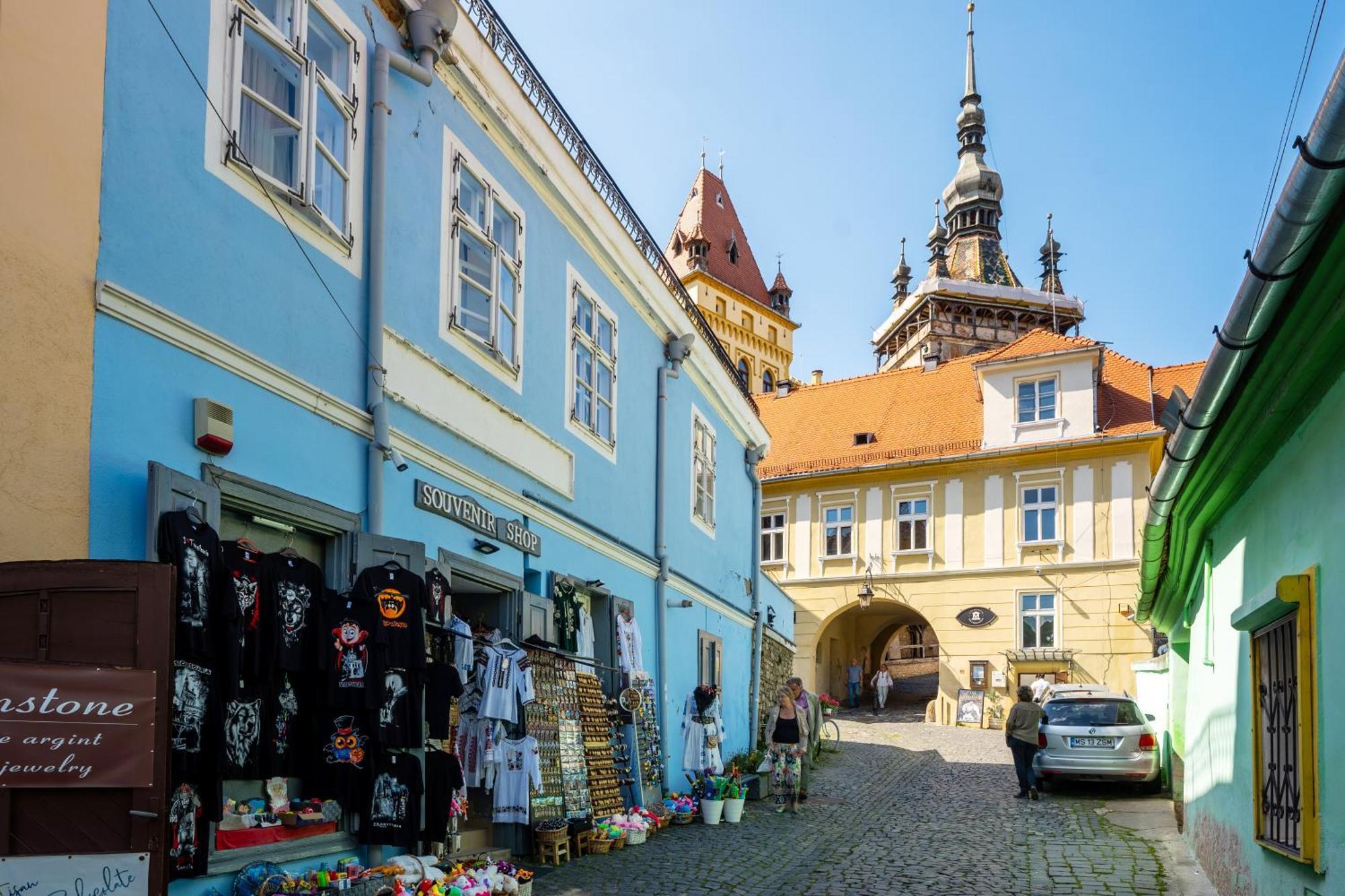 Ferienwohnung Blue House Citadel Sighişoara Exterior foto